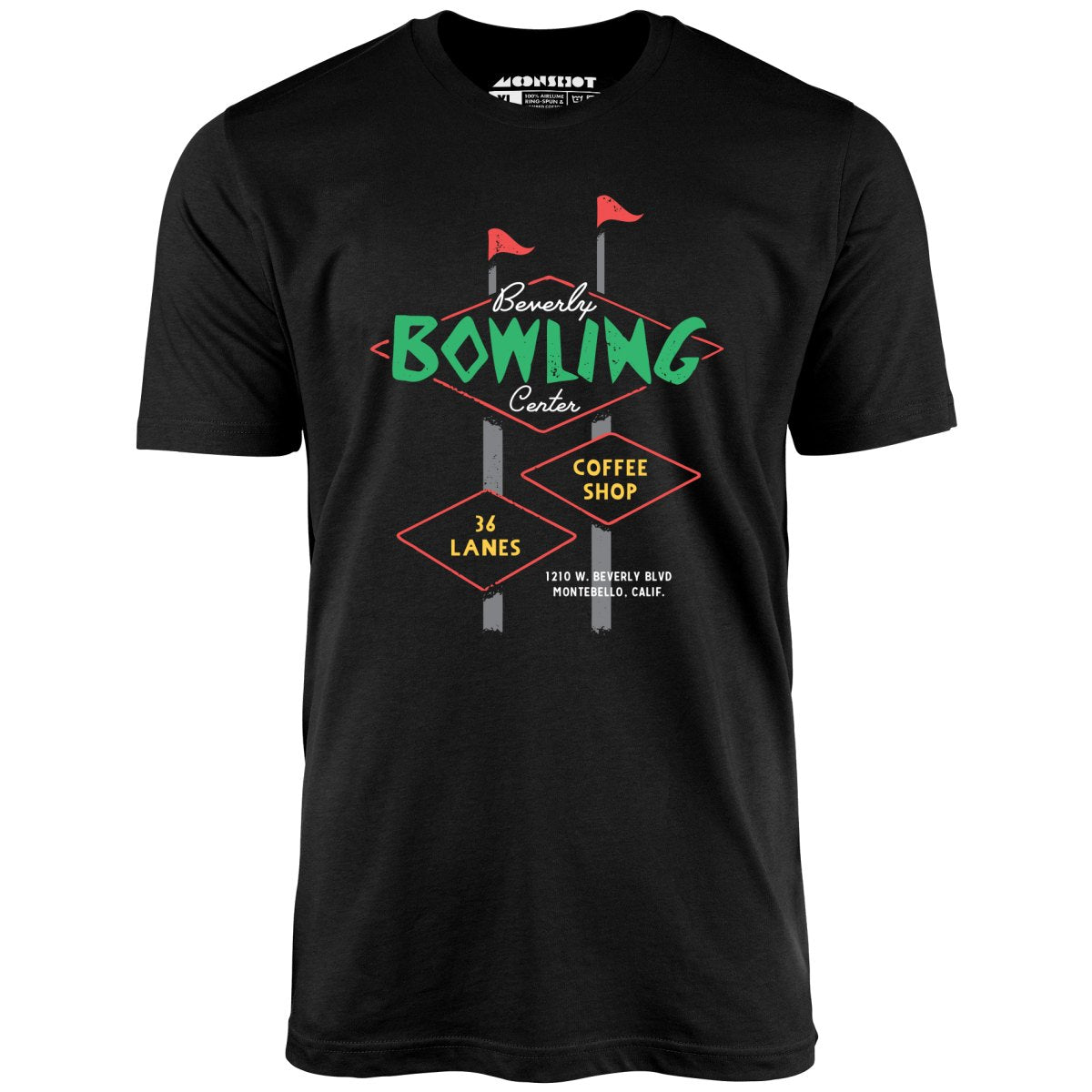 Beverly Bowl – Montebello, CA – Vintage Bowling Alley – Unisex T-Shirt Online now