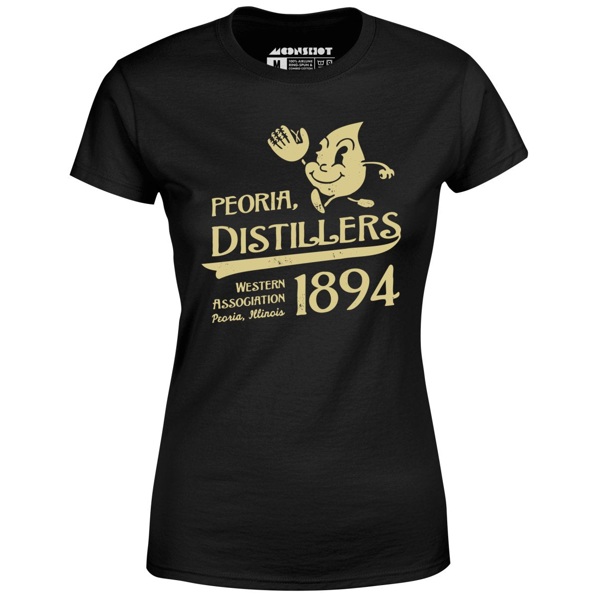 Peoria Distillers – Illinois – Vintage Defunct Baseball Teams – Women s T-Shirt on Sale
