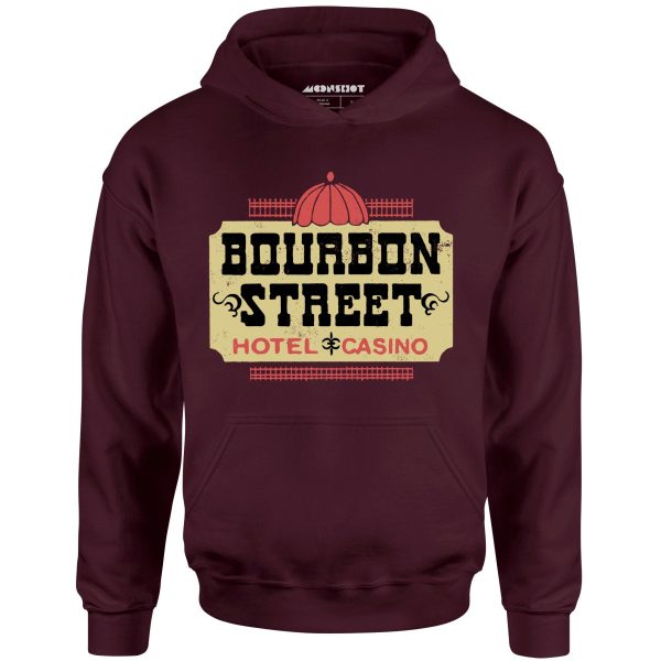 Bourbon Street - Vintage Las Vegas - Unisex Hoodie Fashion - Image 2