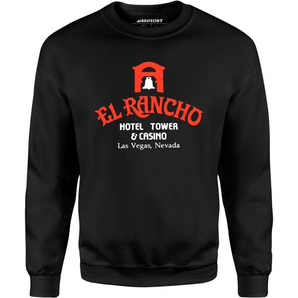 El Rancho Hotel Tower & Casino - Vintage Las Vegas - Unisex Sweatshirt Online now - Image 2