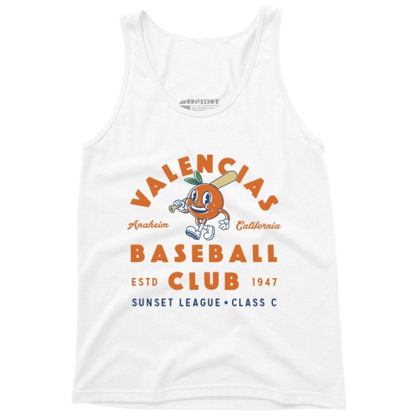 Anaheim Valencias - California - Vintage Defunct Baseball Teams - Unisex Tank Top Fashion