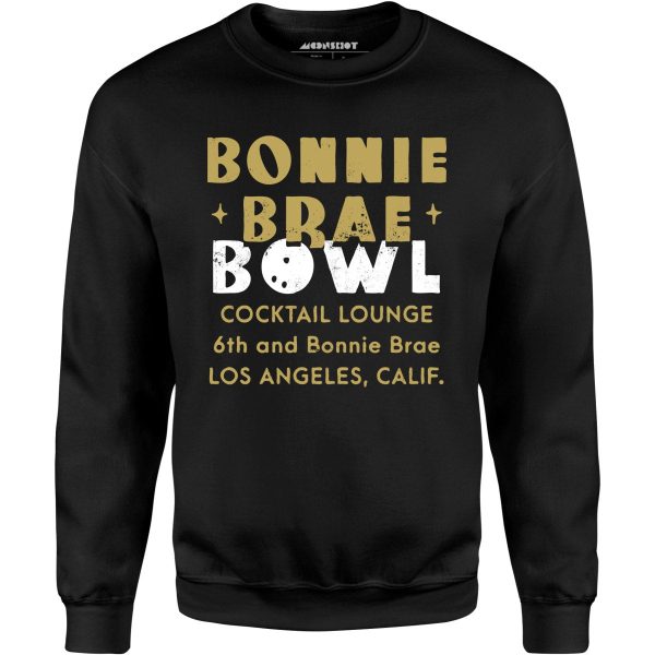 Bonnie Brae Bowl - Los Angeles, CA - Vintage Bowling Alley - Unisex Sweatshirt Hot on Sale