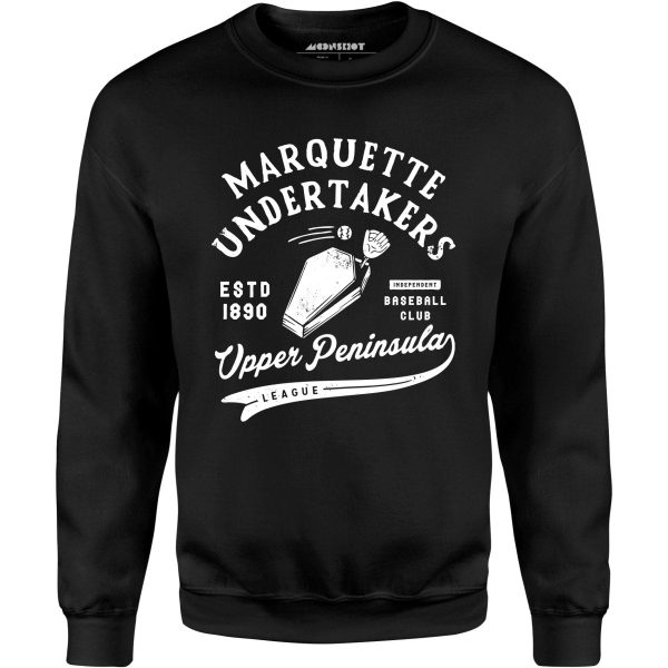 Marquette Undertakers - Michigan - Vintage Defunct Baseball Teams - Unisex Sweatshirt Online Hot Sale