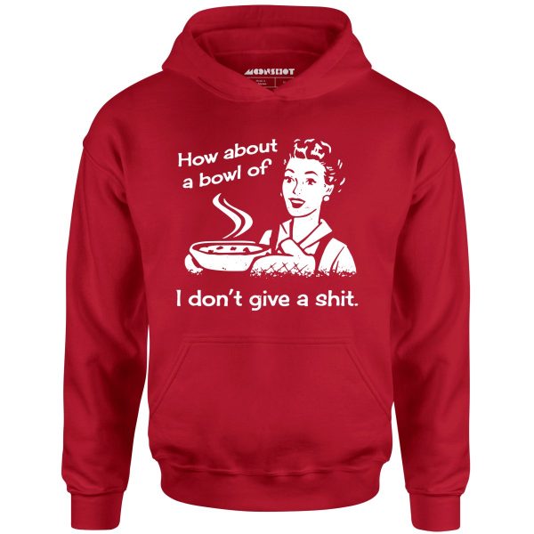 How About a Bowl of I Don t Give a Shit? - Unisex Hoodie Sale - Image 4