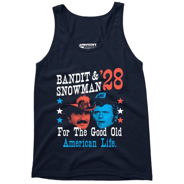 Bandit & Snowman 2028 - Unisex Tank Top For Cheap - Image 2