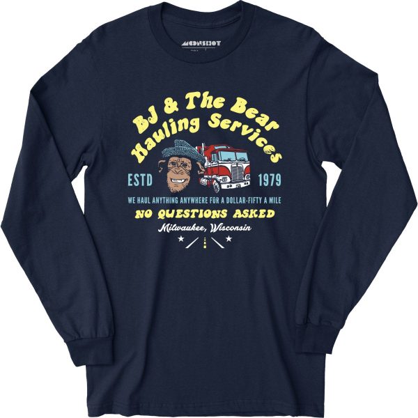 BJ & The Bear Hauling Services - Long Sleeve T-Shirt Online Sale - Image 2