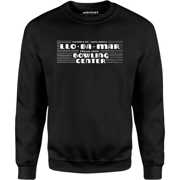 Llo-Da-Mar - Santa Monica, CA - Vintage Bowling Alley - Unisex Sweatshirt Cheap