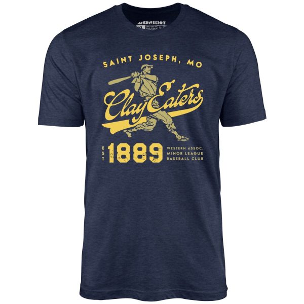 Saint Joseph Clay Eaters - Missouri - Vintage Defunct Baseball Teams - Unisex T-Shirt Online now