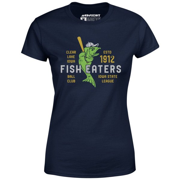 Clear Lake Fish Eaters - Iowa - Vintage Defunct Baseball Teams - Women s T-Shirt Fashion