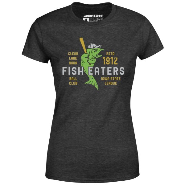 Clear Lake Fish Eaters - Iowa - Vintage Defunct Baseball Teams - Women s T-Shirt Fashion - Image 3