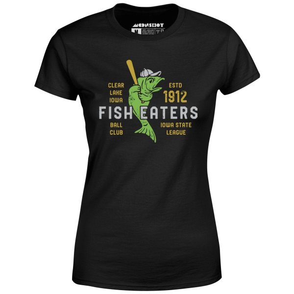 Clear Lake Fish Eaters - Iowa - Vintage Defunct Baseball Teams - Women s T-Shirt Fashion - Image 2