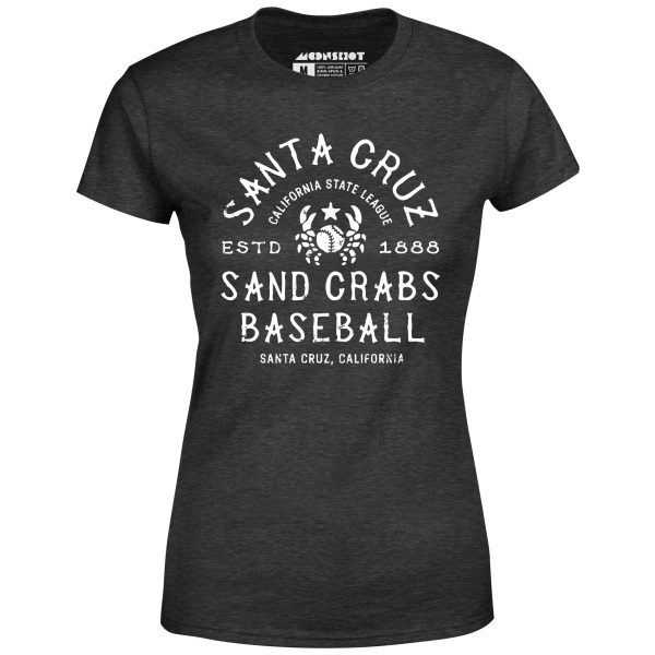 Santa Cruz Sand Crabs - California - Vintage Defunct Baseball Teams - Women s T-Shirt For Sale - Image 3
