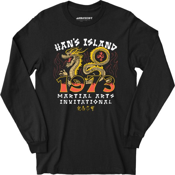 Han s Island Martial Arts Invitational 1973 - Long Sleeve T-Shirt For Discount