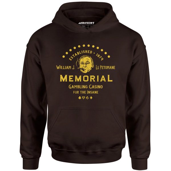 William J. Le Petomane Memorial Gambling Casino for the Insane - Unisex Hoodie For Discount - Image 4