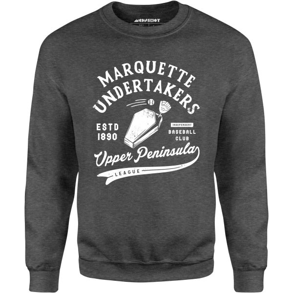 Marquette Undertakers - Michigan - Vintage Defunct Baseball Teams - Unisex Sweatshirt Online Hot Sale - Image 2
