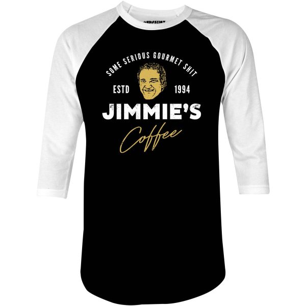 Jimmie s Coffee - 3 4 Sleeve Raglan T-Shirt Online now