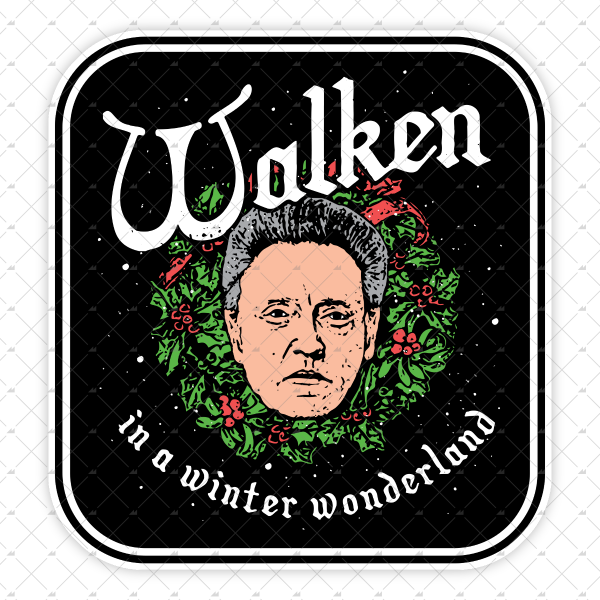Walken in a Winter Wonderland - Sticker Online