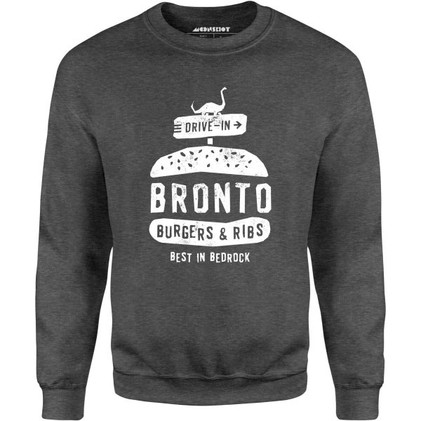 Bronto Burgers & Ribs - Unisex Sweatshirt For Cheap - Image 3