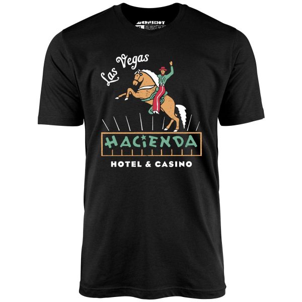 Hacienda Hotel & Casino - Vintage Las Vegas - Unisex T-Shirt Discount - Image 3