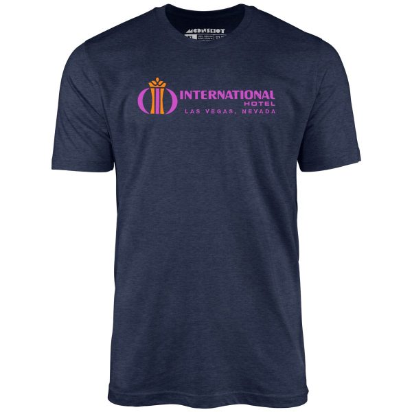 International Hotel - Vintage Las Vegas - Unisex T-Shirt Online Hot Sale - Image 4