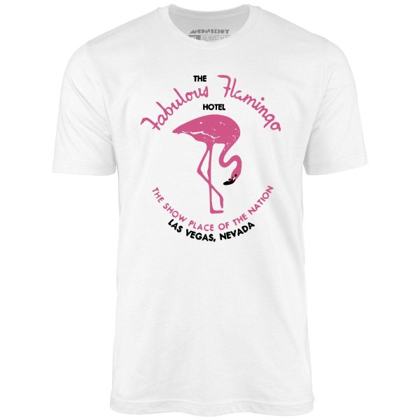 Fabulous Flamingo Hotel - Vintage Las Vegas - Unisex T-Shirt Sale - Image 2