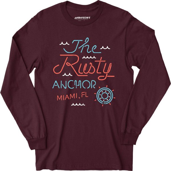 The Rusty Anchor Bar - Long Sleeve T-Shirt For Cheap - Image 4