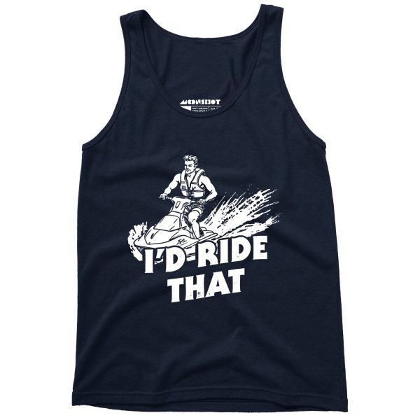 I d Ride That - Unisex Tank Top Hot on Sale - Image 3
