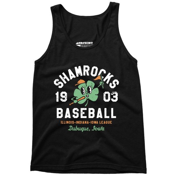Dubuque Shamrocks - Iowa - Vintage Defunct Baseball Teams - Unisex Tank Top Online - Image 2