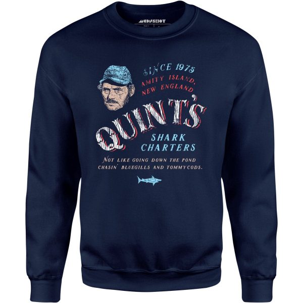 Quint s Shark Charters - Unisex Sweatshirt Online
