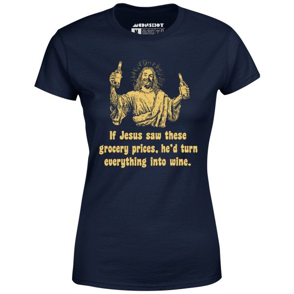 Jesus Grocery Prices - Women s T-Shirt on Sale - Image 2