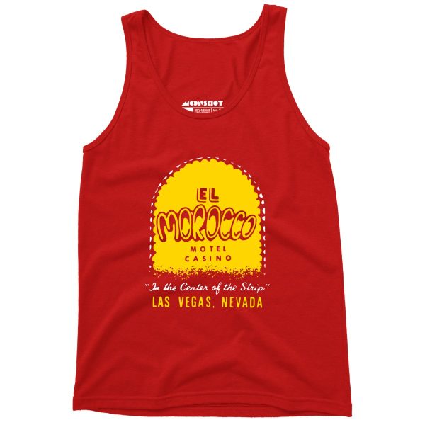 El Morocco Motel - Vintage Las Vegas - Unisex Tank Top on Sale