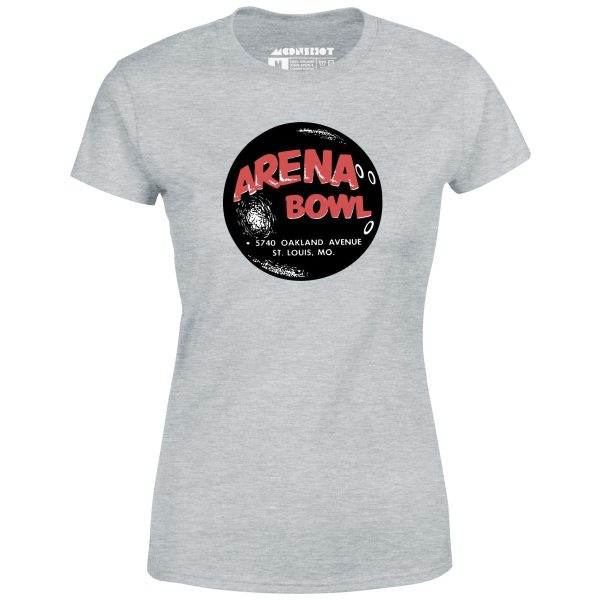 Arena Bowl - St. Louis, MO - Vintage Bowling Alley - Women s T-Shirt Supply