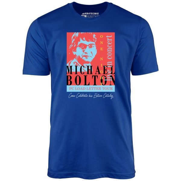 Michael Bolton in Concert Office Space - Unisex T-Shirt For Sale - Image 4