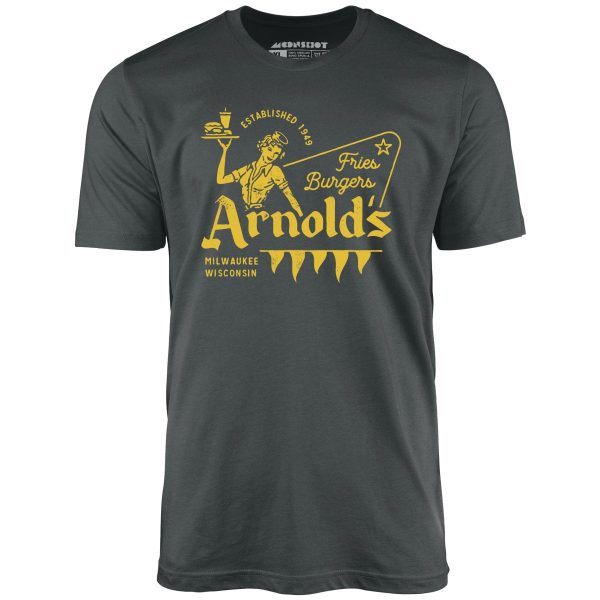 Arnold s Drive-In Happy Days - Unisex T-Shirt Online Sale - Image 4