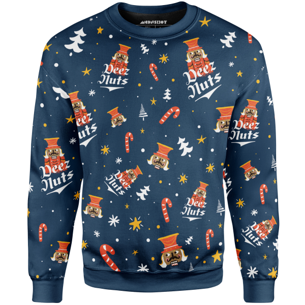 Deez Nuts Nutcracker - All Over Sweatshirt Online now