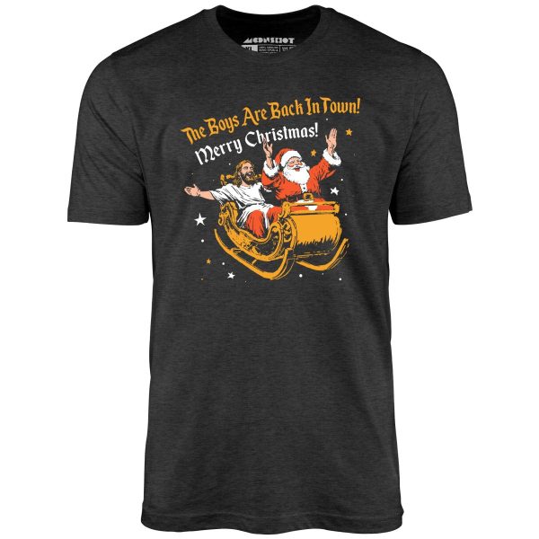 The Boys Are Back In Town - Unisex T-Shirt Online - Image 5