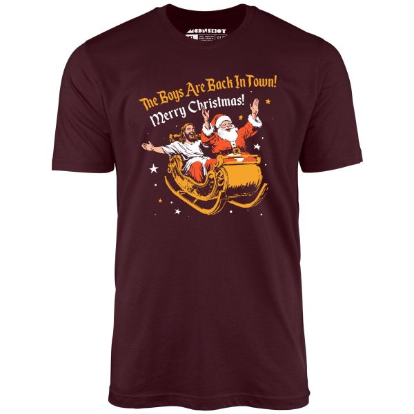 The Boys Are Back In Town - Unisex T-Shirt Online - Image 4