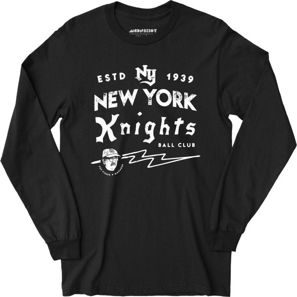 New York Knights Ball Club - Long Sleeve T-Shirt Hot on Sale - Image 2
