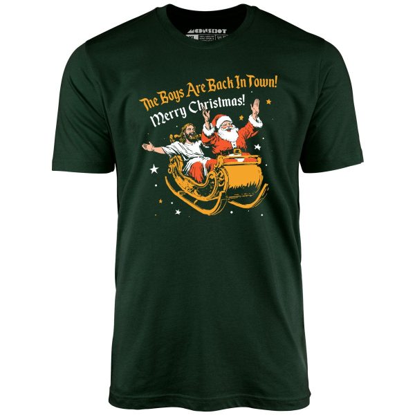 The Boys Are Back In Town - Unisex T-Shirt Online - Image 3