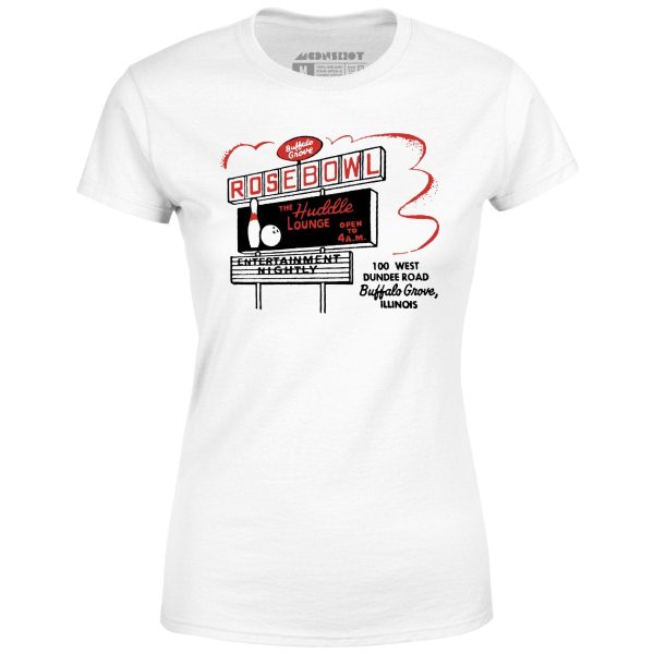 Rose Bowl - Buffalo Grove, IL - Vintage Bowling Alley - Women s T-Shirt Online