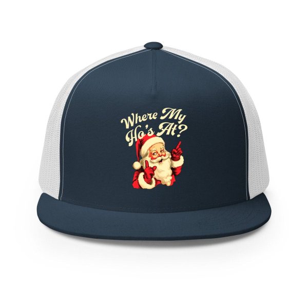 Where My Ho s At? - Classic Trucker Hat For Cheap - Image 4