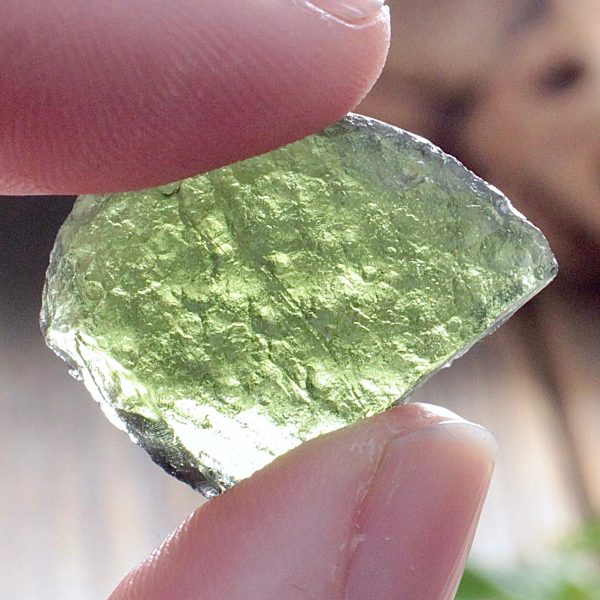 Moldavite Rough Chunk - Small For Cheap - Image 5