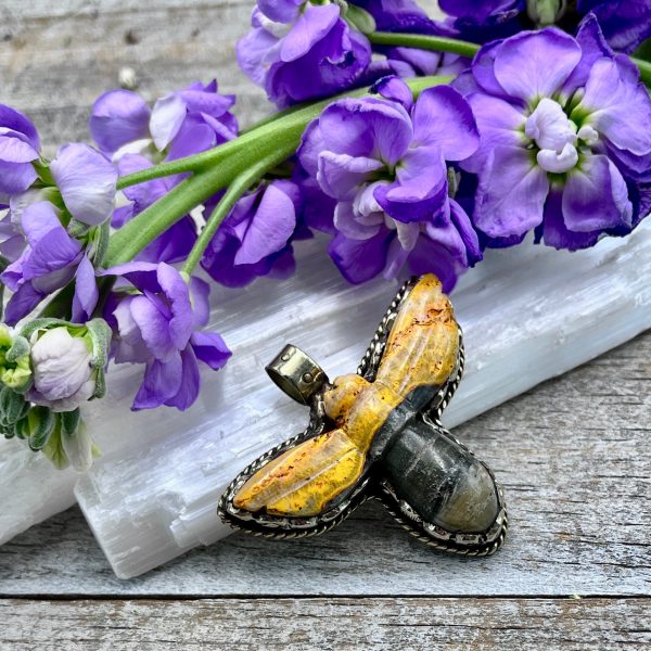 Bumblebee Jasper Bee Pendant Fashion