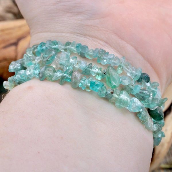 Pale Apatite Chip Bracelet Supply - Image 2